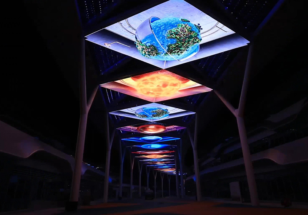 Ceiling Decoration of Astronomy Town in Guizhou China