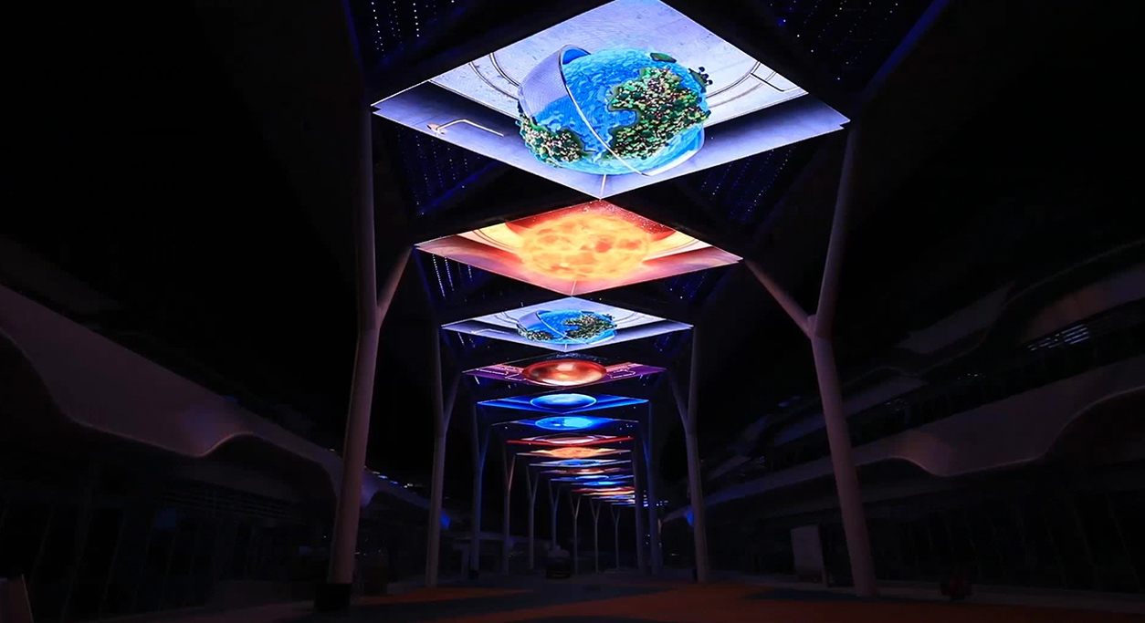 Ceiling Decoration of Astronomy Town in Guizhou China