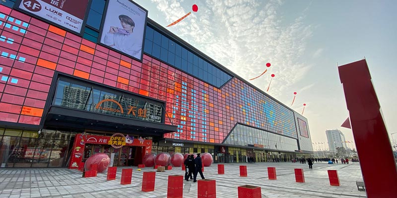 Leyard Vteam Transparent Display,rainbow Shopping Center