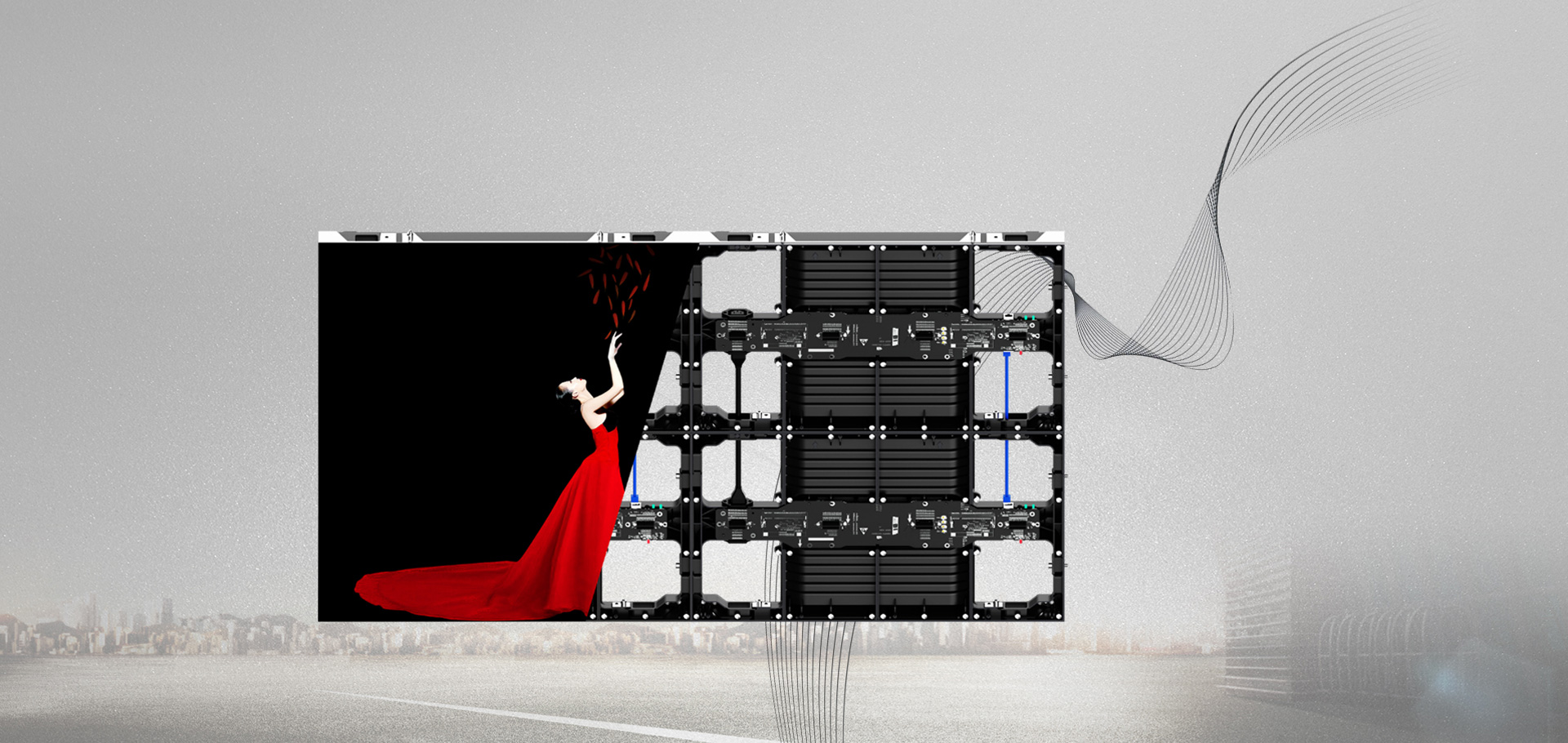 Internal Threading, Vertical And Horizontal Cascade, Six-way Adjustment, Precise Splicing