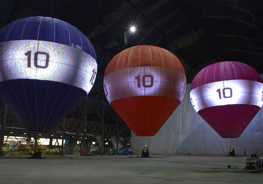 2017 France Hot air Balloon Creative Display