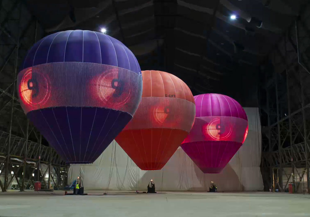 2017 France Hot air Balloon Creative Display