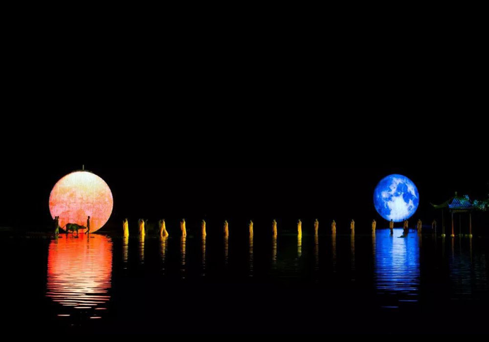 2018 Yunfu Six Buddha Ceremonies Moon-shaped Display