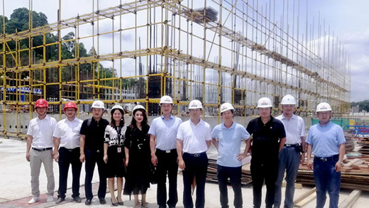 Chairman Li Visited The Construction Site Of The Group's Southern Headquarters