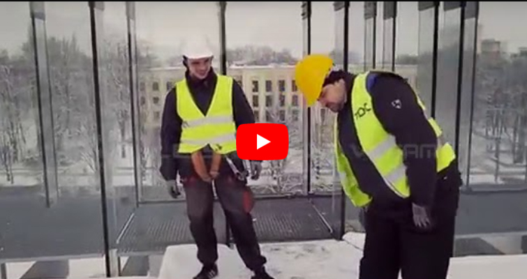 ECO Outdoor Curtain Wall Installation Process-leyard Vteam_batch