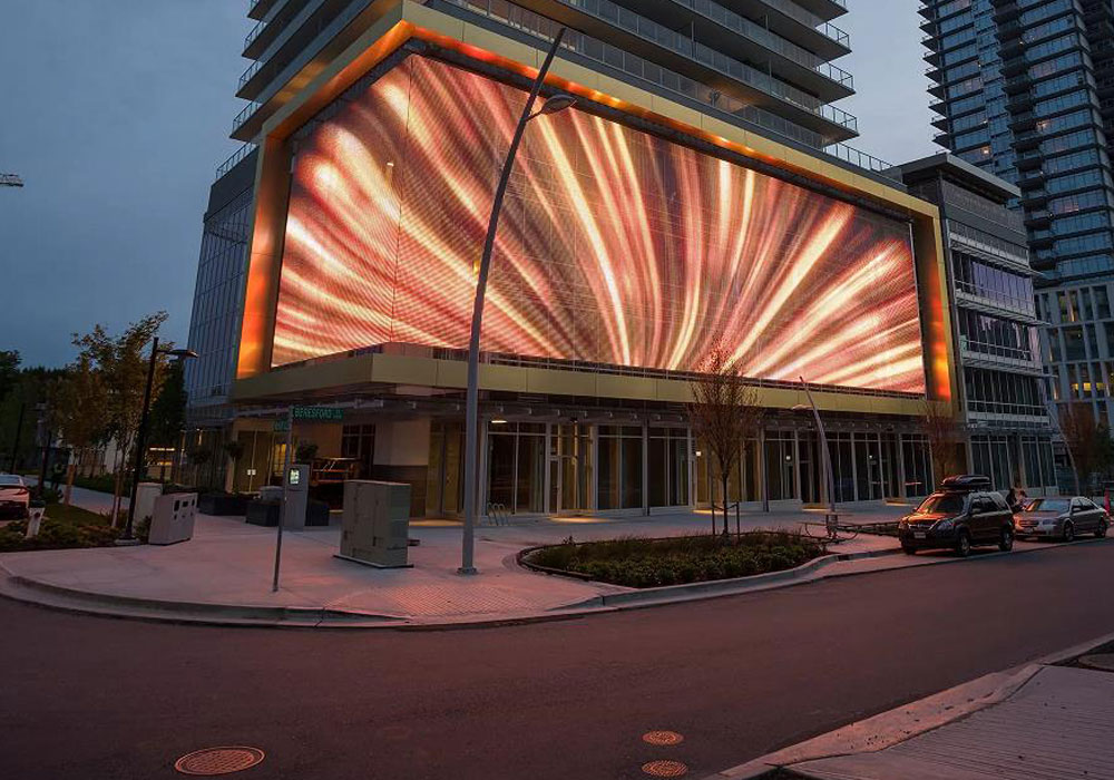 Gold House Led Public Art Display